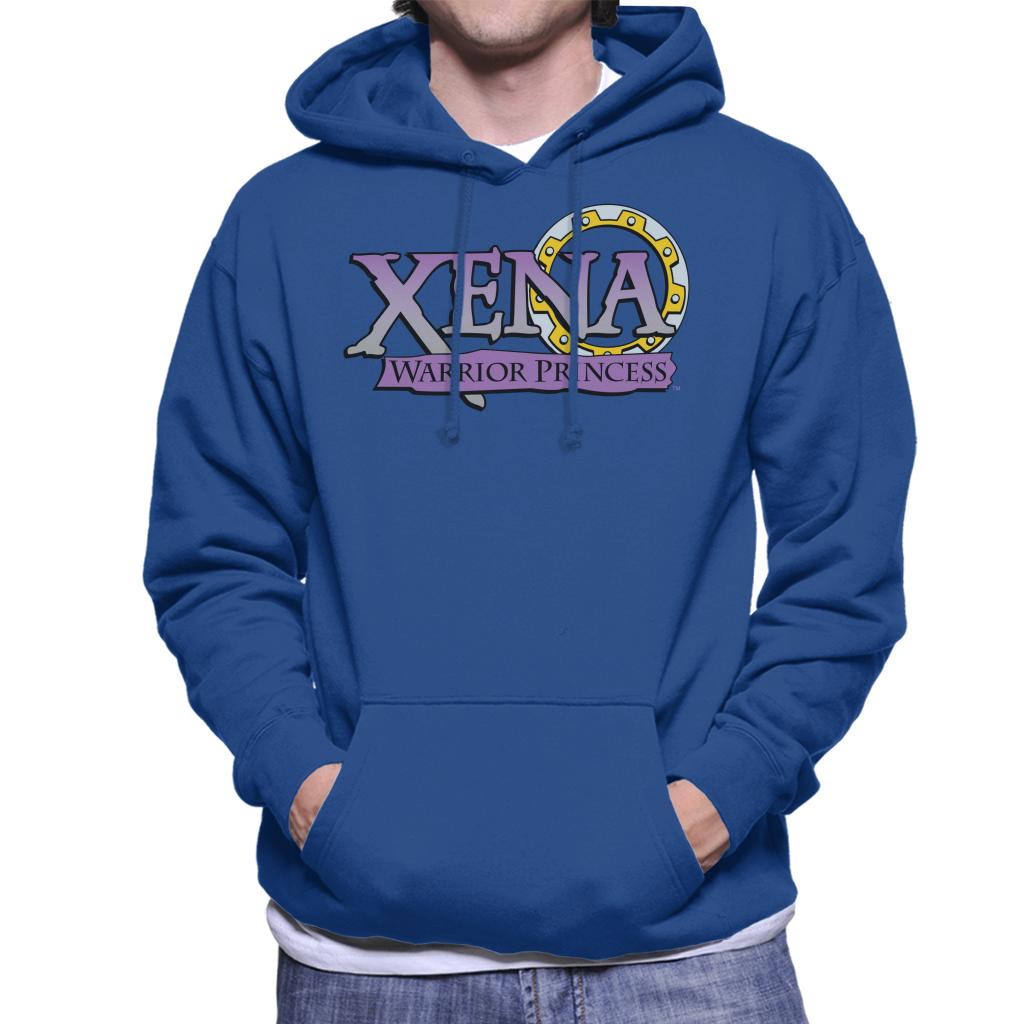 Xena Warrior Princess Purple Gradient Logo Men's Hooded product image 4