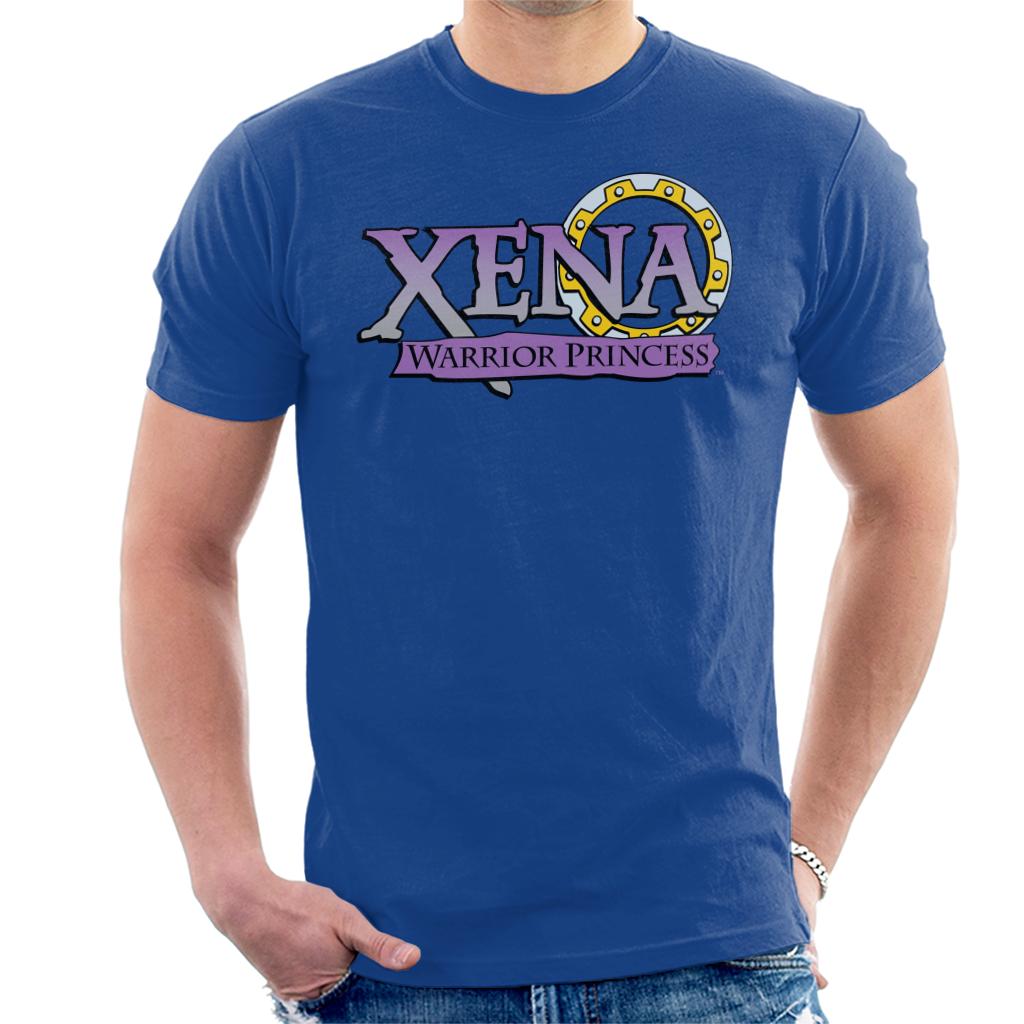 Xena Warrior Princess Purple Gradient Logo Men's T-Shirt product image 4