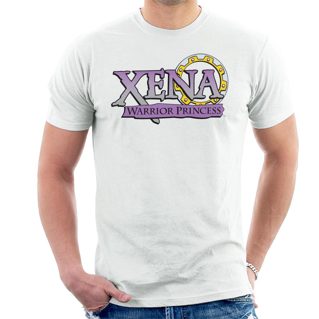 Xena Warrior Princess Purple Gradient Logo Men's T-Shirt product image 1