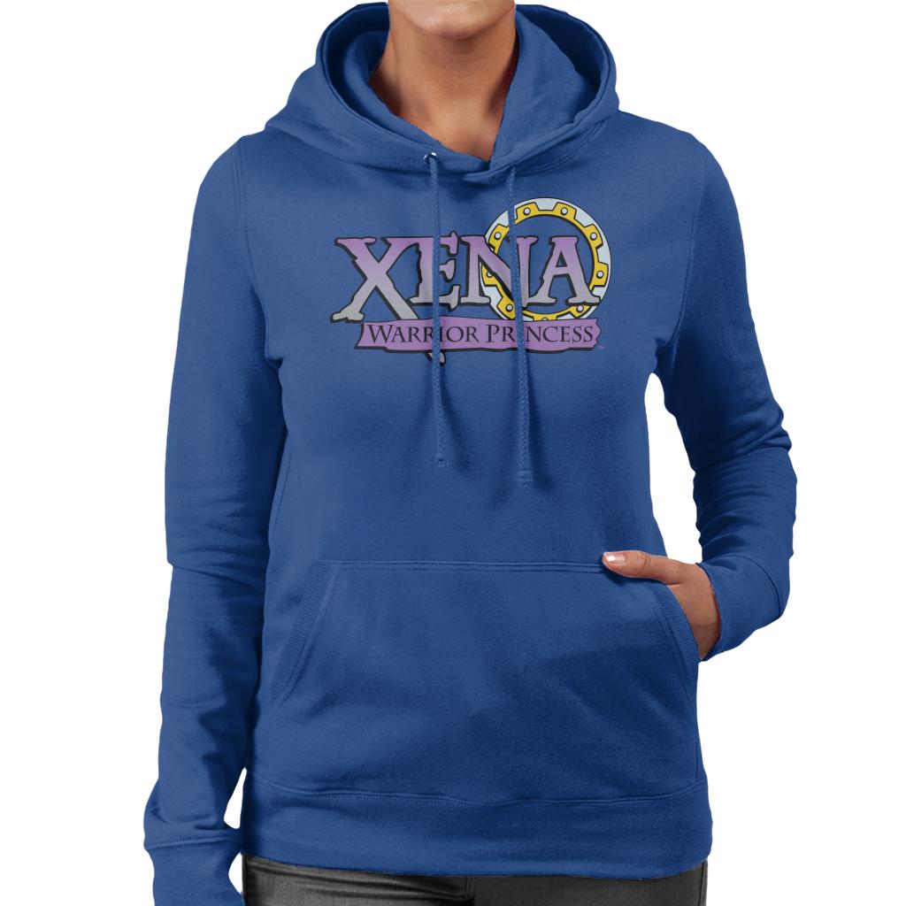 Xena Warrior Princess Purple Gradient Logo Women's Hooded product image 4