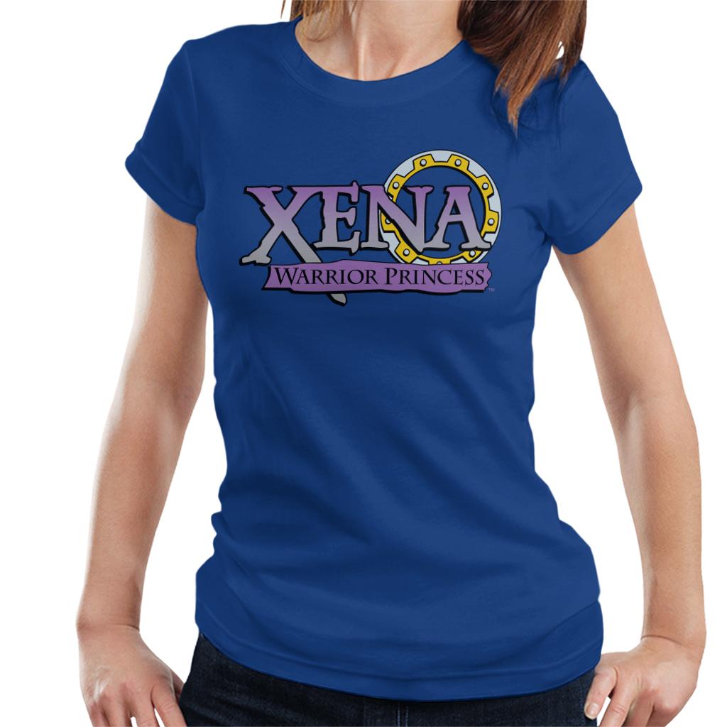 Xena Warrior Princess Purple Gradient Logo Women's T-Shirt product image 4