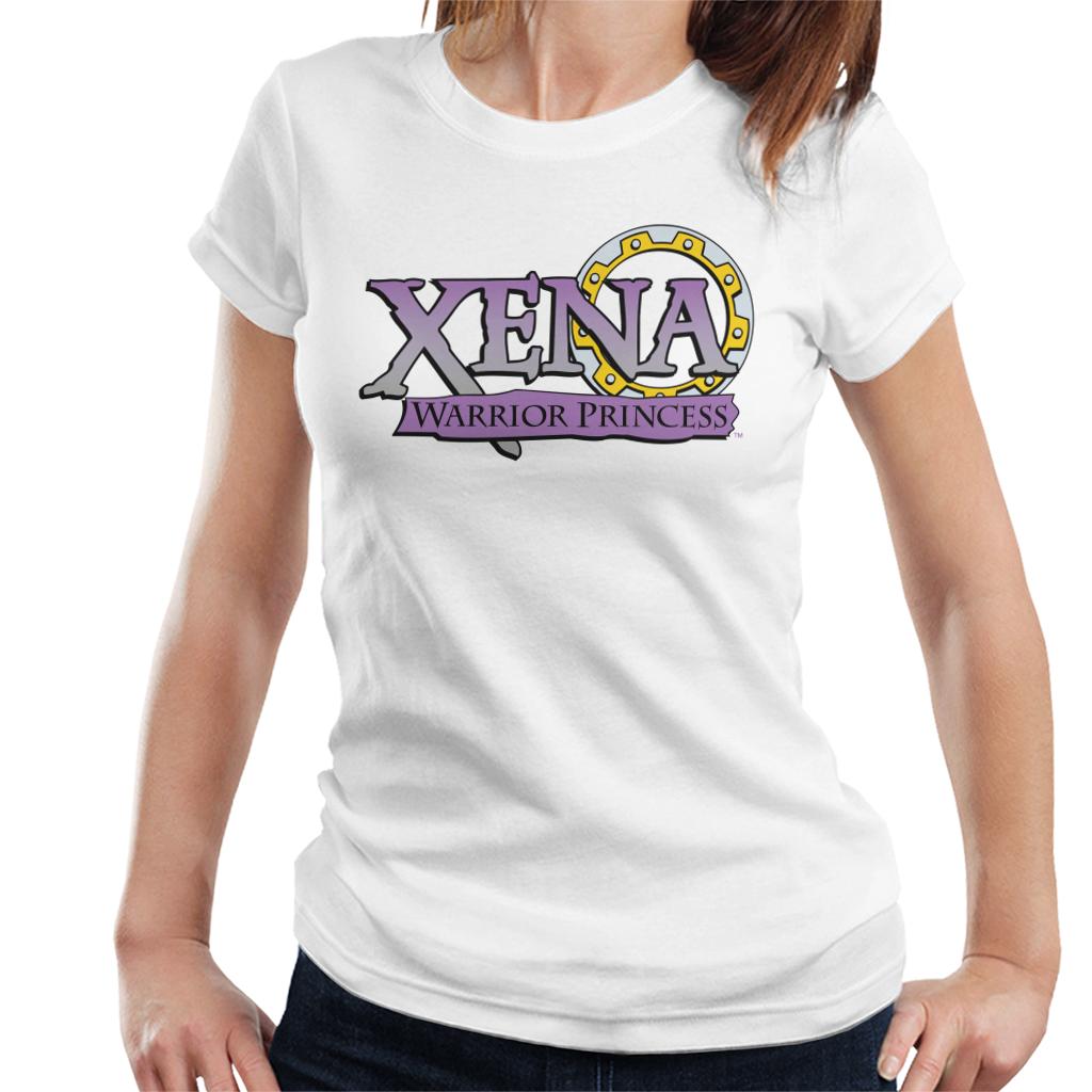 Xena Warrior Princess Purple Gradient Logo Women's T-Shirt product image 1
