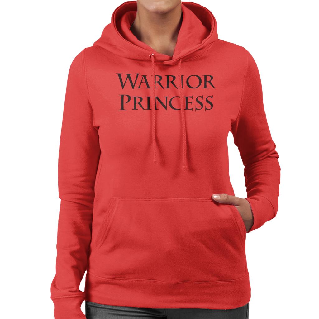 Xena Warrior Princess Text Women's Hooded Sweatshirt product image 4