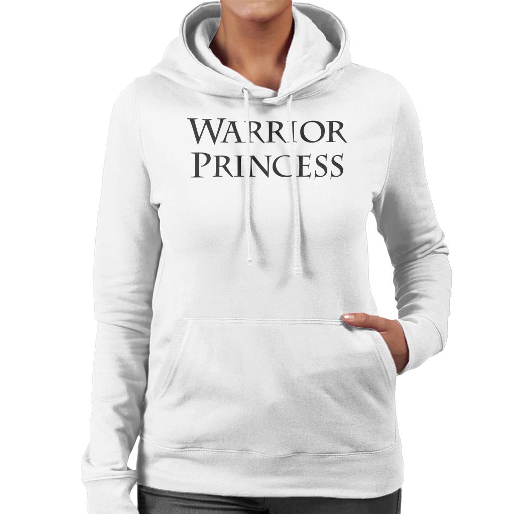 Xena Warrior Princess Text Women's Hooded Sweatshirt product image 1