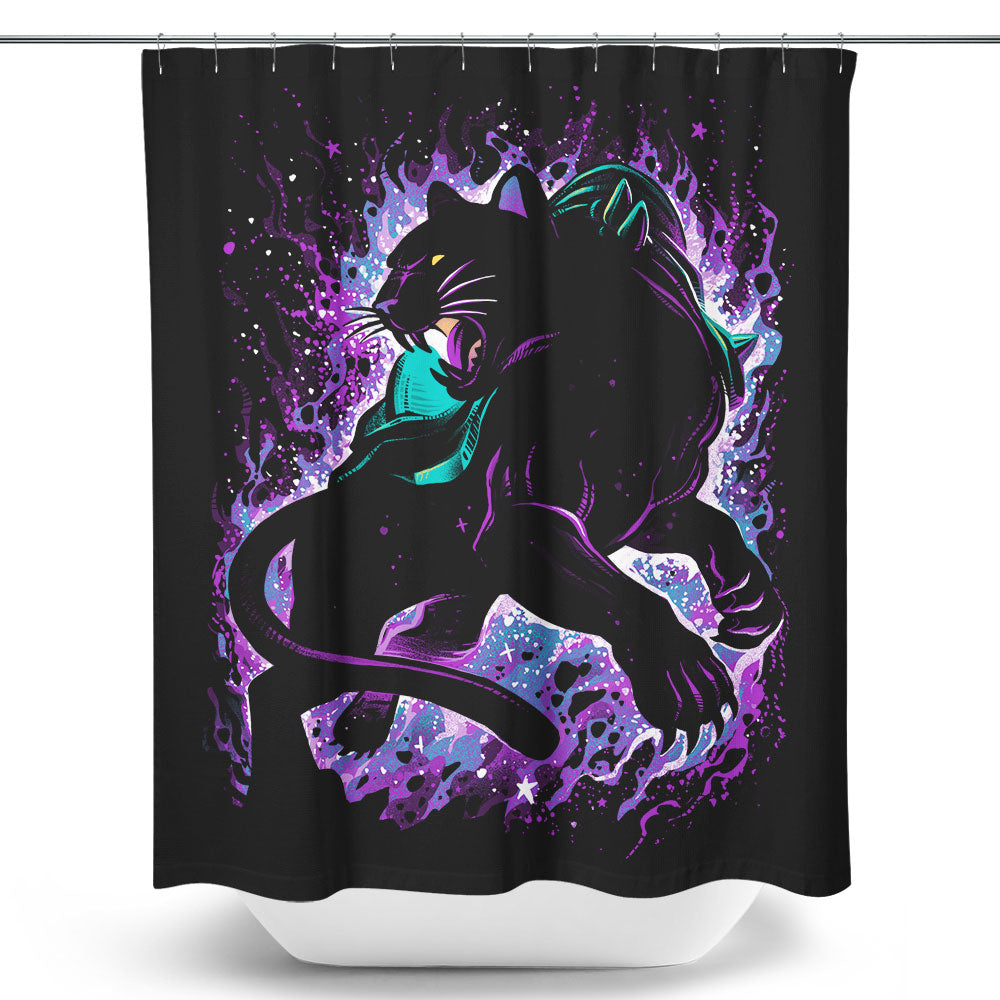 Panther of Evil - Shower Curtain