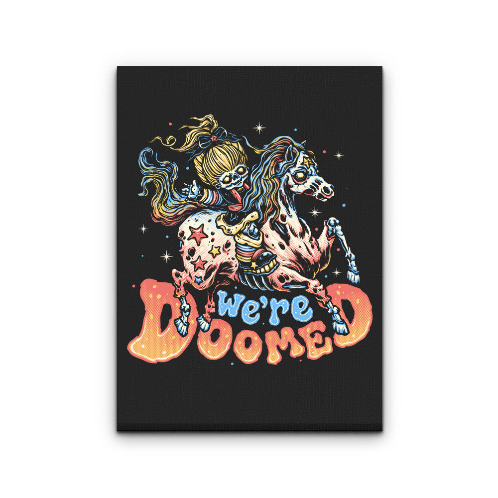 Rainbow Doom - Canvas Print