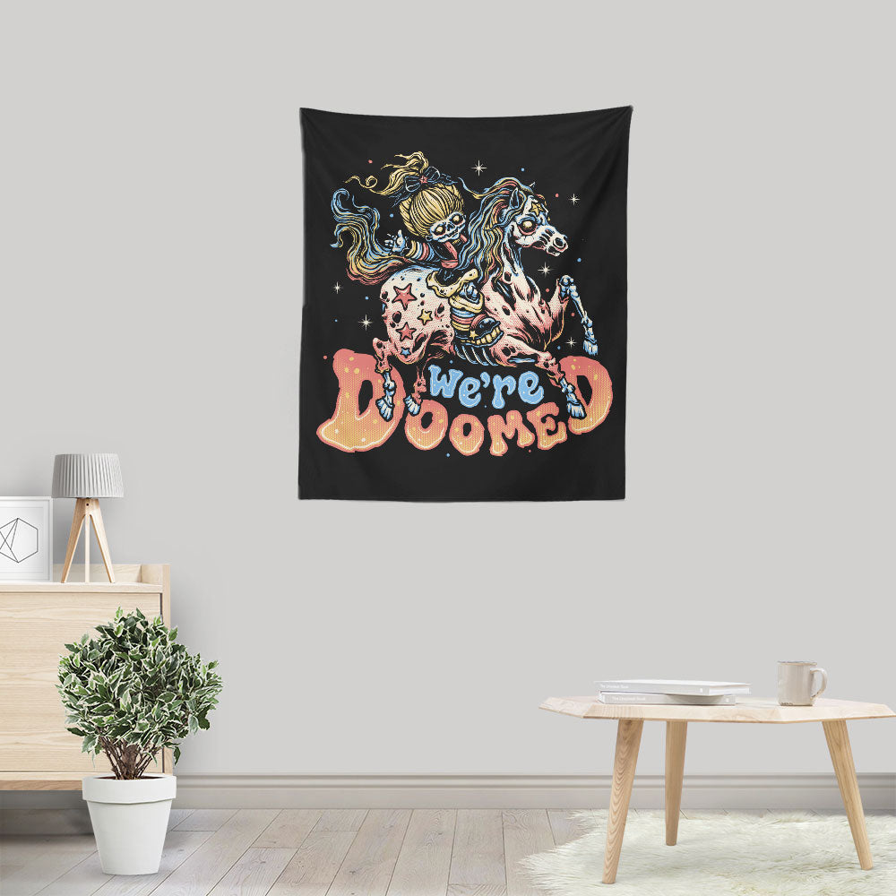 Rainbow Doom - Wall Tapestry