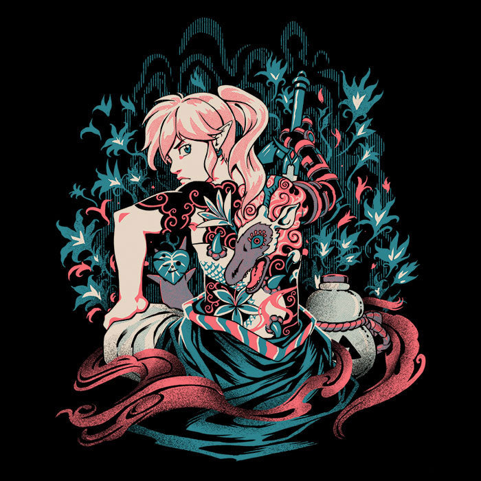 Samurai of Time - Shower Curtain