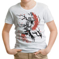 Scarlet Flame Sumi-e - Youth Apparel product image 1