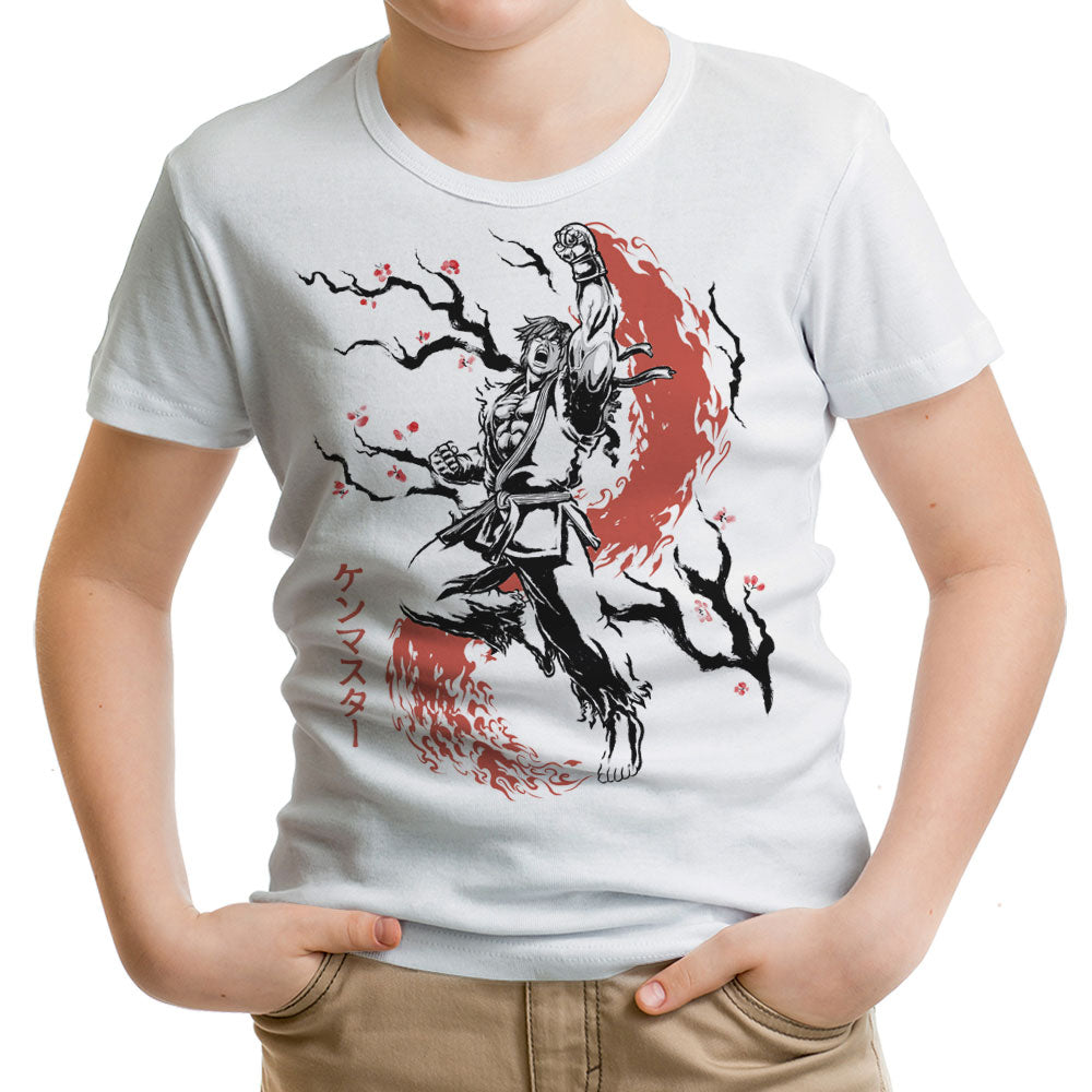 Scarlet Flame Sumi-e - Youth Apparel product image 4