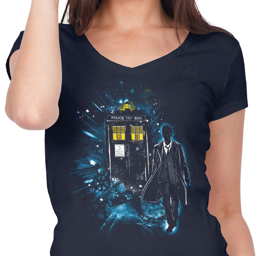 Space and Time Traveler - Women's V-Neck product image 5