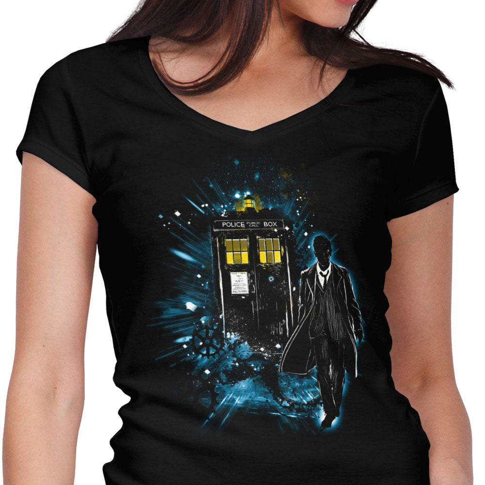 Space and Time Traveler - Women's V-Neck product image 1