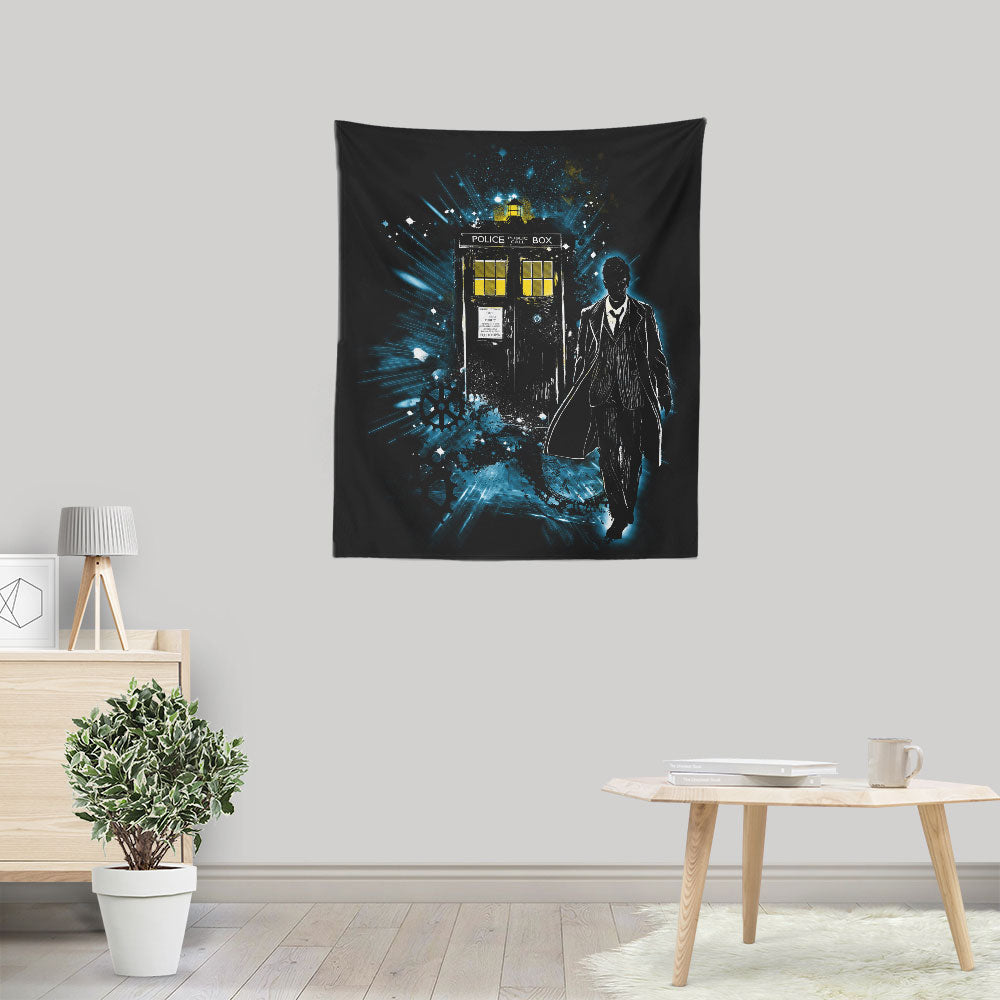 Space and Time Traveler - Wall Tapestry