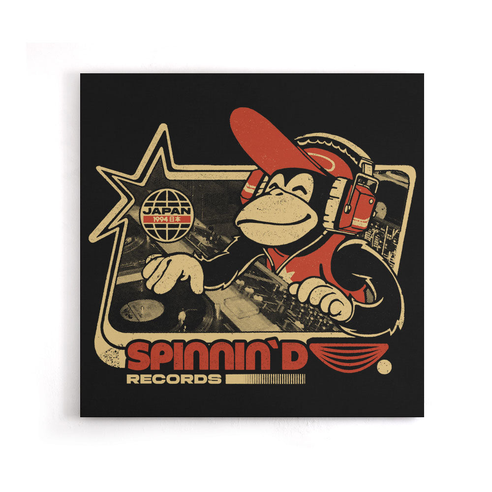 Spinnin' D - Canvas Print