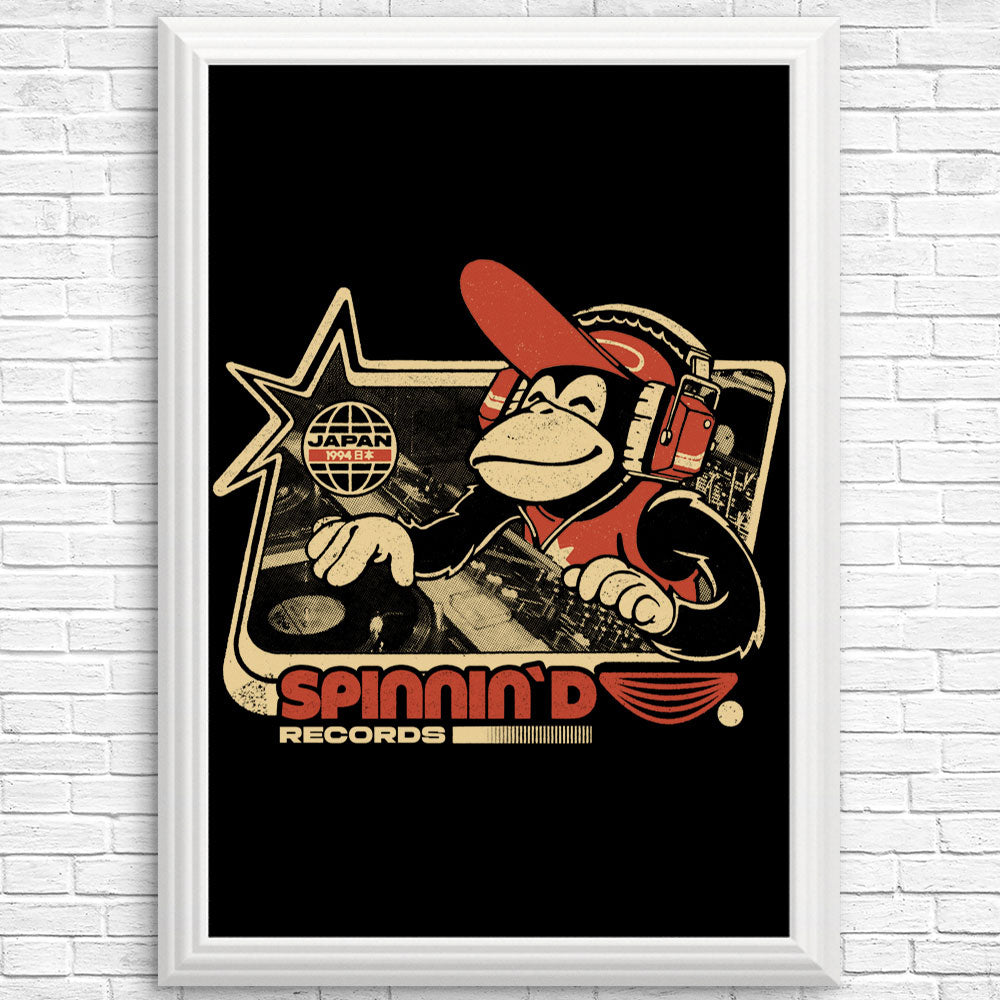 Spinnin' D - Posters & Prints