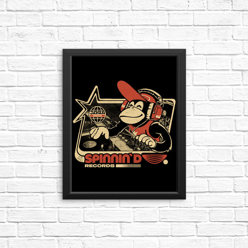 Spinnin' D - Posters & Prints