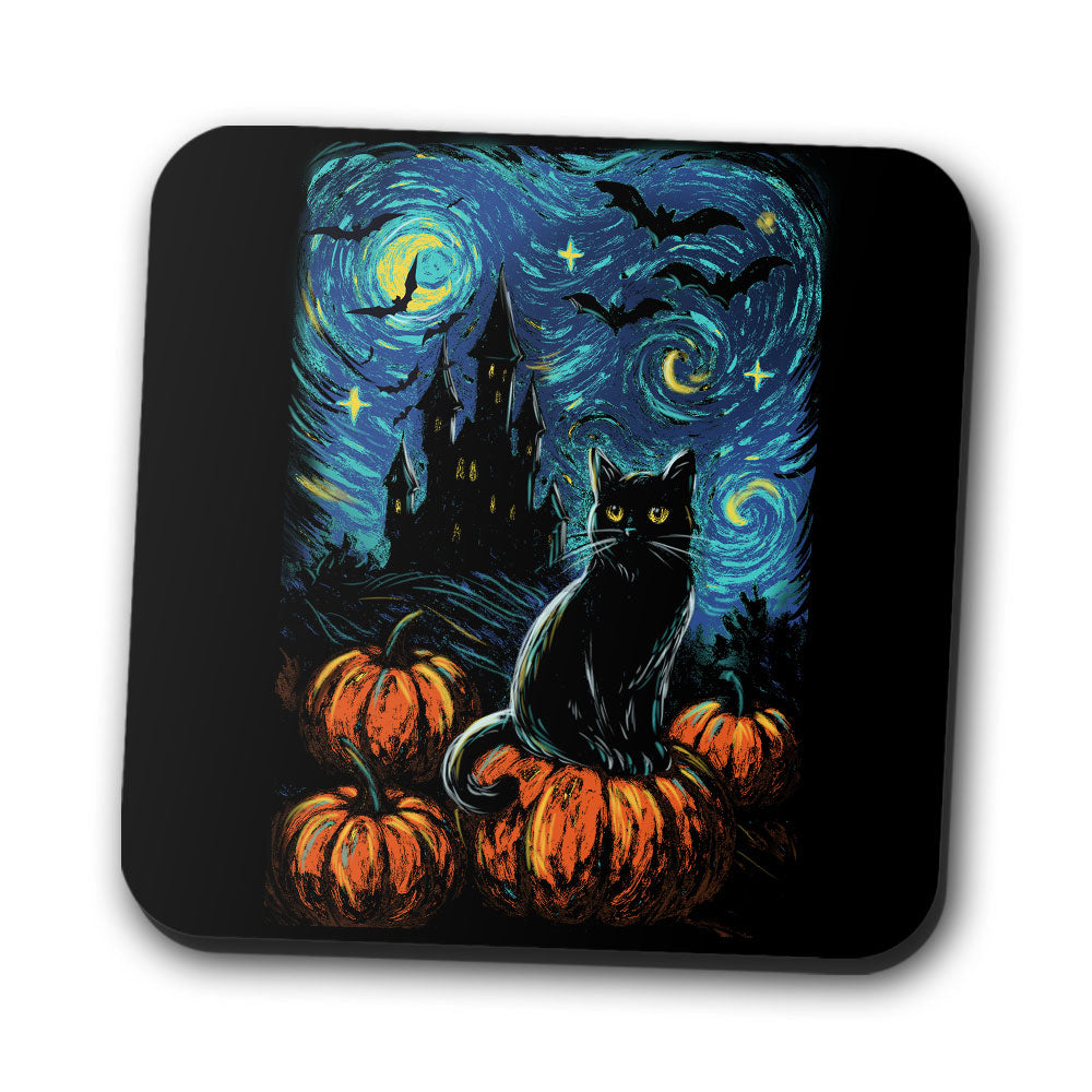 Starry Black Cat - Coasters product image 1