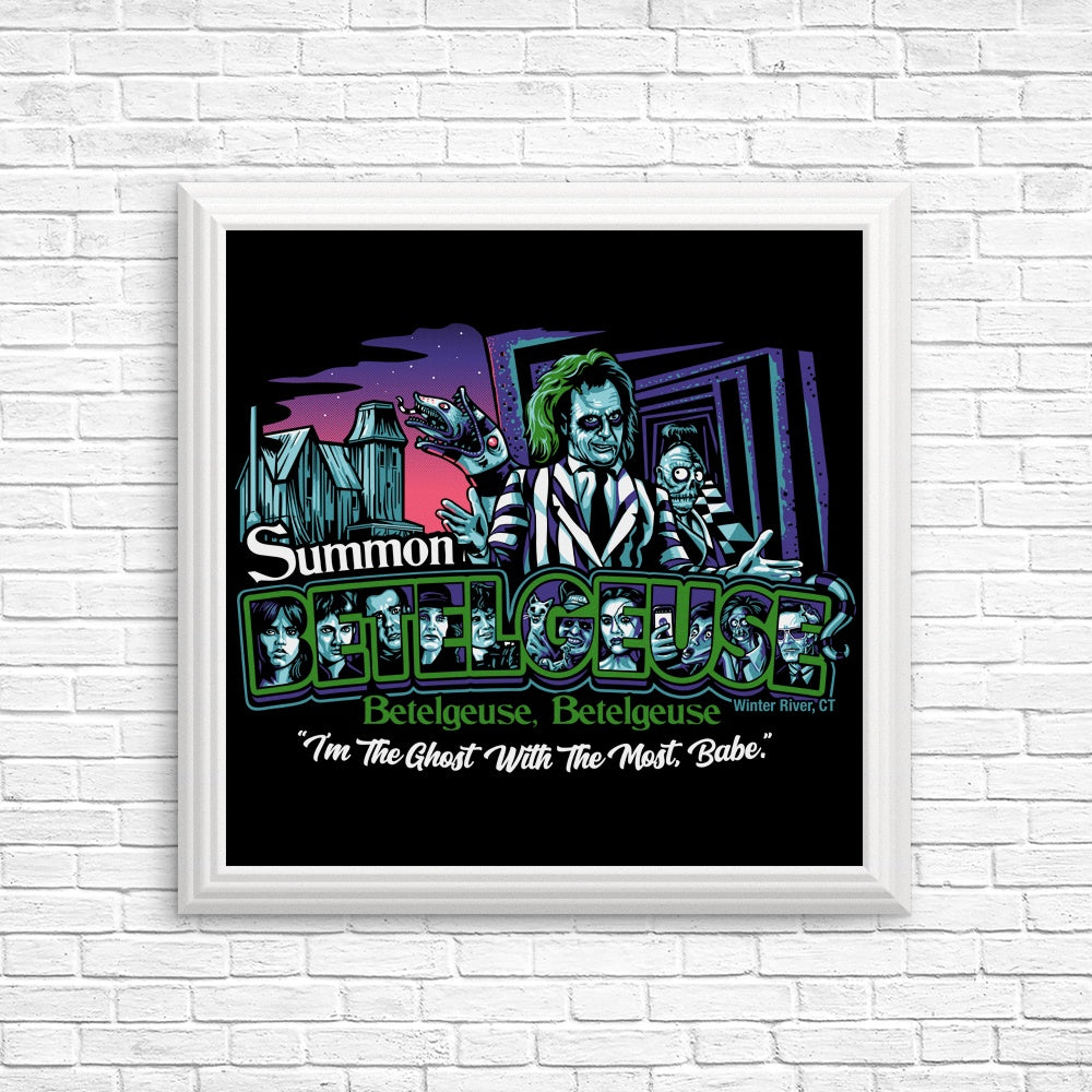 Summoning in Winter River - Posters & Prints