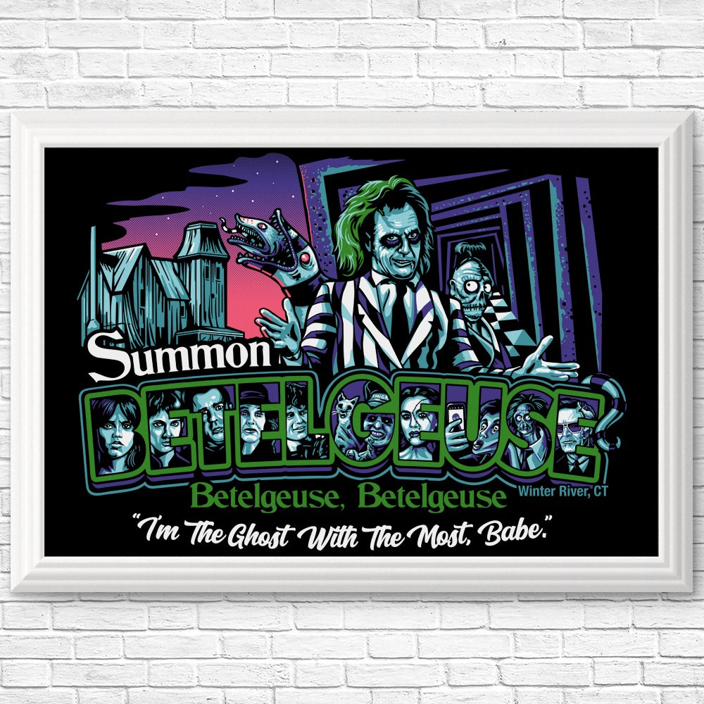 Summoning in Winter River - Posters & Prints