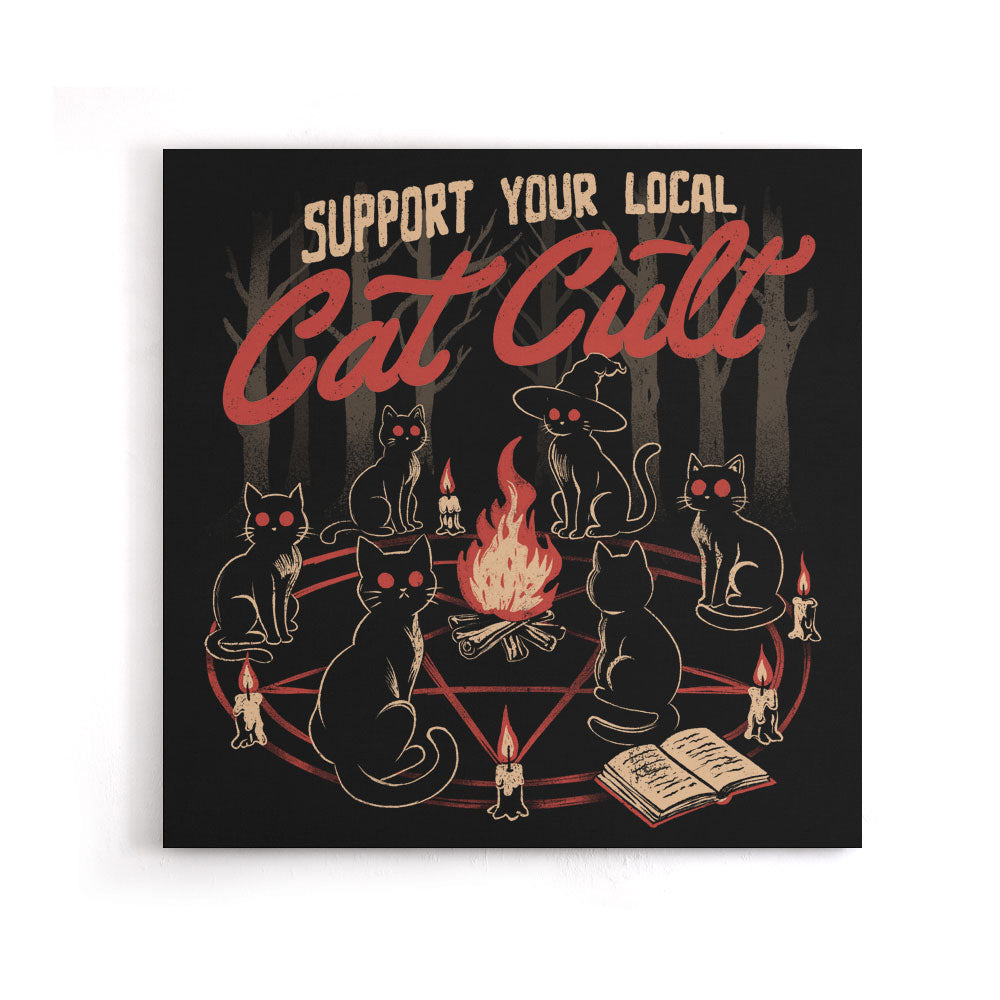 Support Your Cat Cult - Canvas Print