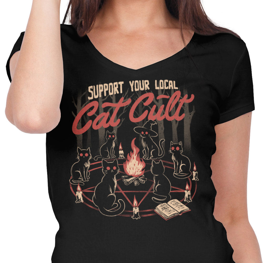 Support Your Cat Cult - Women's V-Neck product image 4