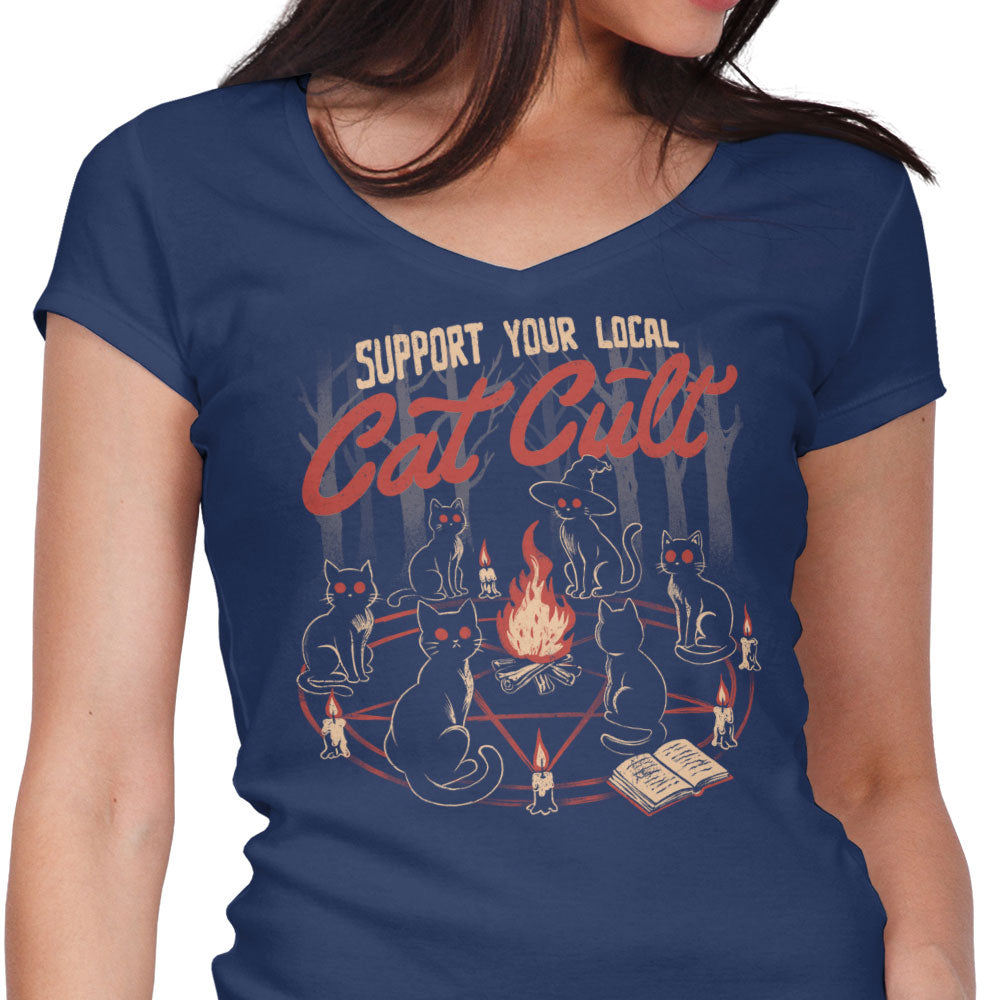 Support Your Cat Cult - Women's V-Neck product image 3