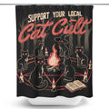 Support Your Cat Cult - Shower Curtain