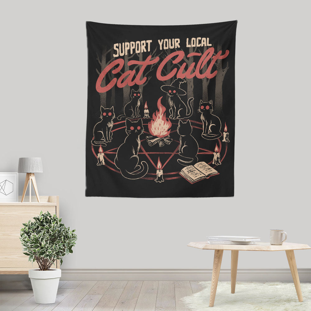 Support Your Cat Cult - Wall Tapestry