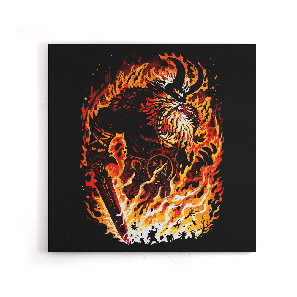 The Fire Giant - Canvas Print