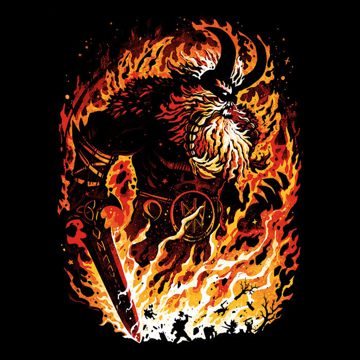 The Fire Giant - Wall Tapestry