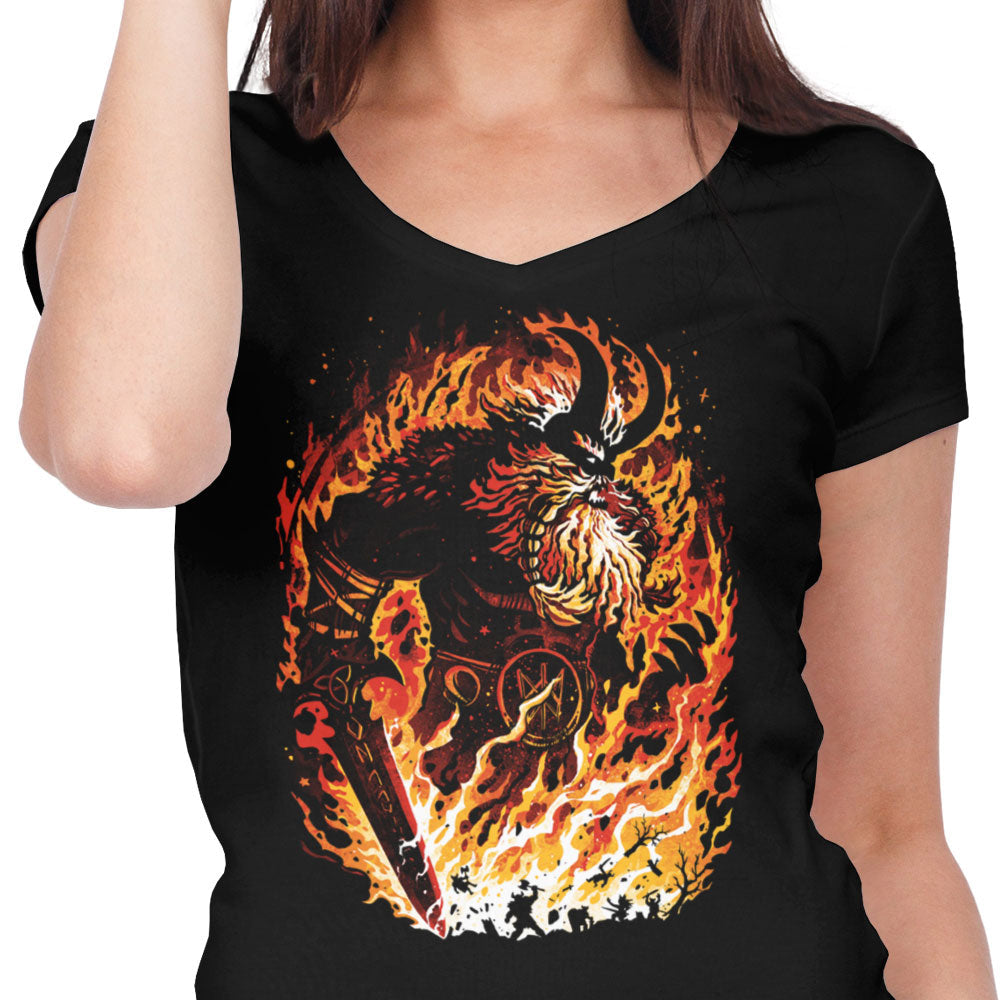 The Fire Giant - Women's V-Neck product image 4