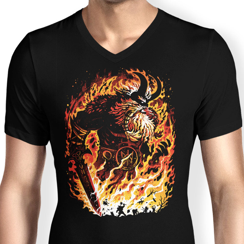 The Fire Giant - Men's V-Neck product image 4