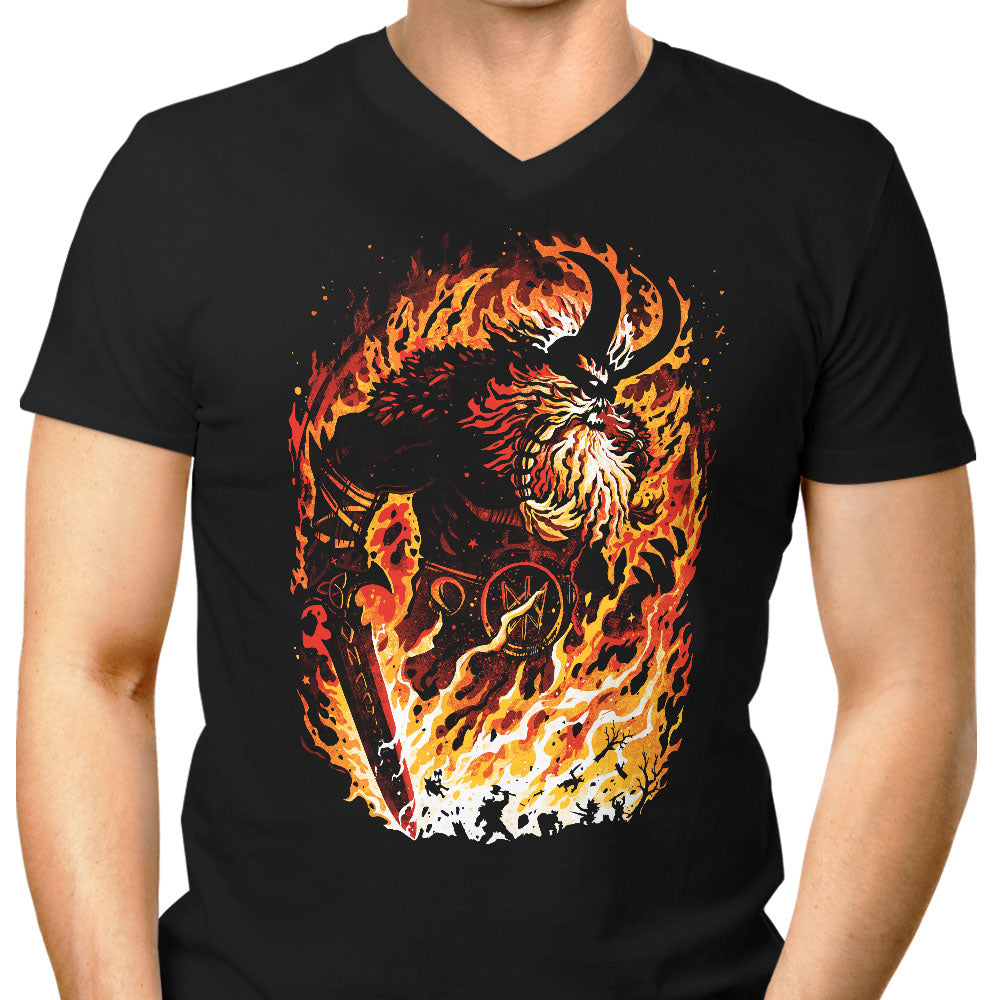 The Fire Giant - Men's V-Neck product image 1