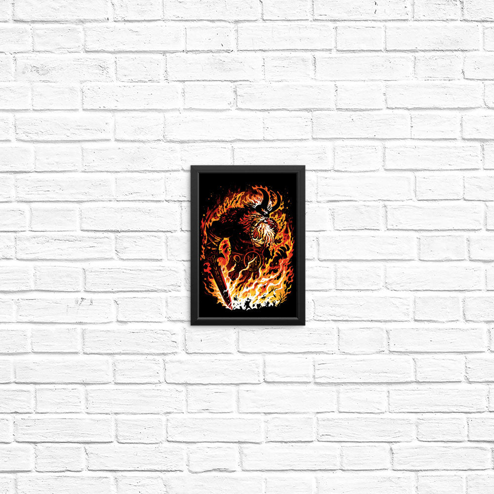 The Fire Giant - Posters & Prints