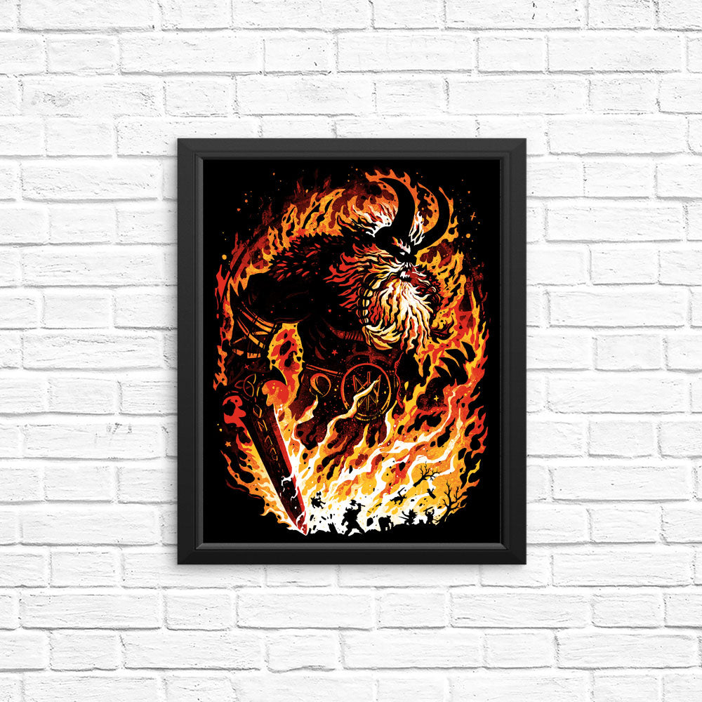 The Fire Giant - Posters & Prints