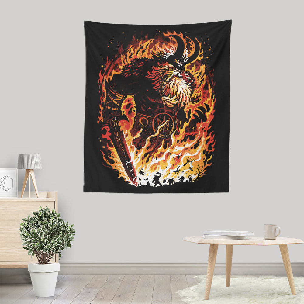 The Fire Giant - Wall Tapestry