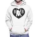 Betty Boop B B Love Heart Men's Hooded Sweatshirt product image 1