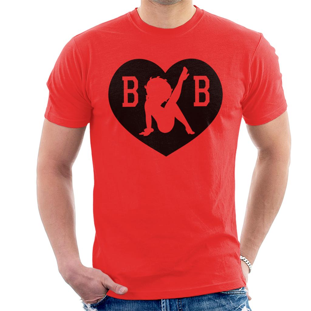 Betty Boop B B Love Heart Men's T-Shirt product image 4