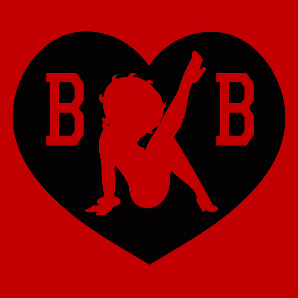 Betty Boop B B Love Heart Women's Hooded Sweatshirt product image 5