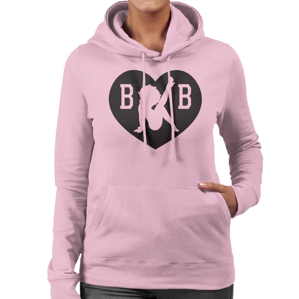 Betty Boop B B Love Heart Women's Hooded Sweatshirt product image 6