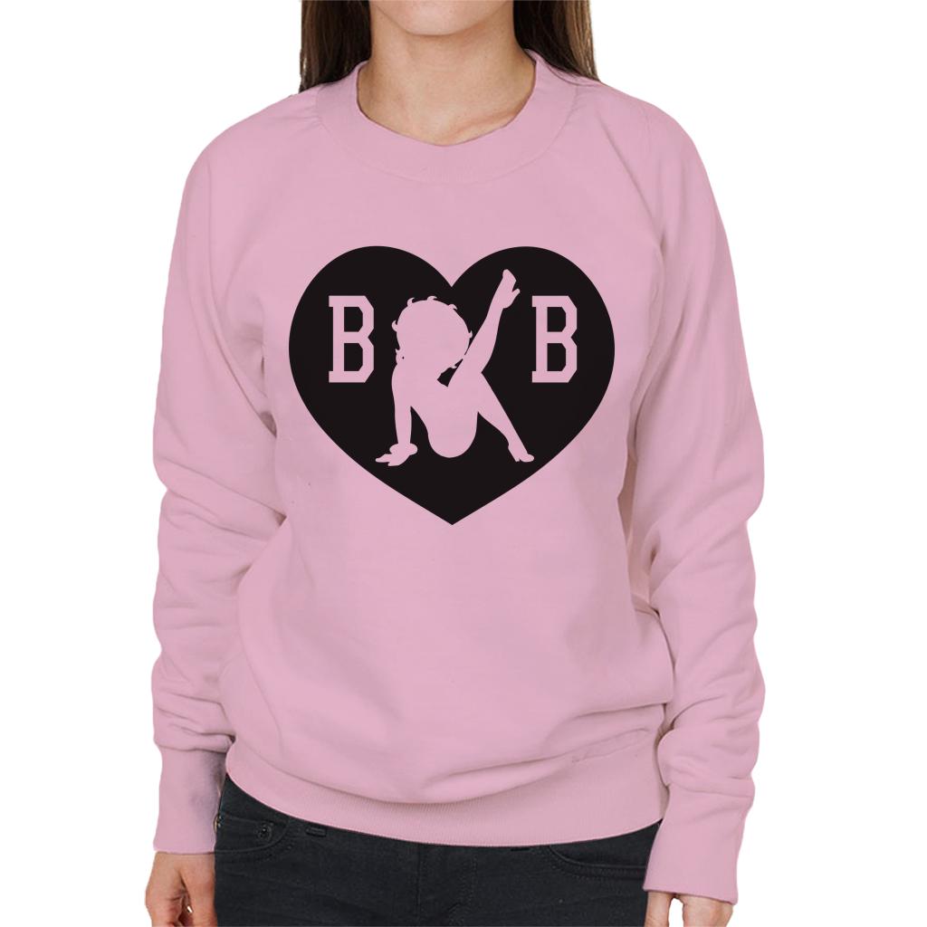 Betty Boop B B Love Heart Women's Sweatshirt product image 6