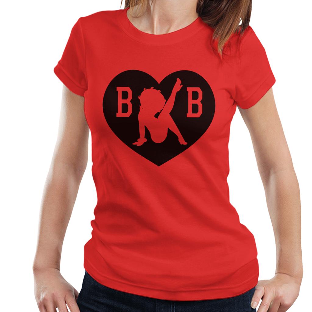 Betty Boop B B Love Heart Women's T-Shirt product image 4