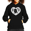 Betty Boop B B Love Heart Silhouette Kid's Hooded Sweatshirt product image 1