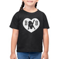 Betty Boop B B Love Heart Silhouette Kid's T-Shirt product image 1