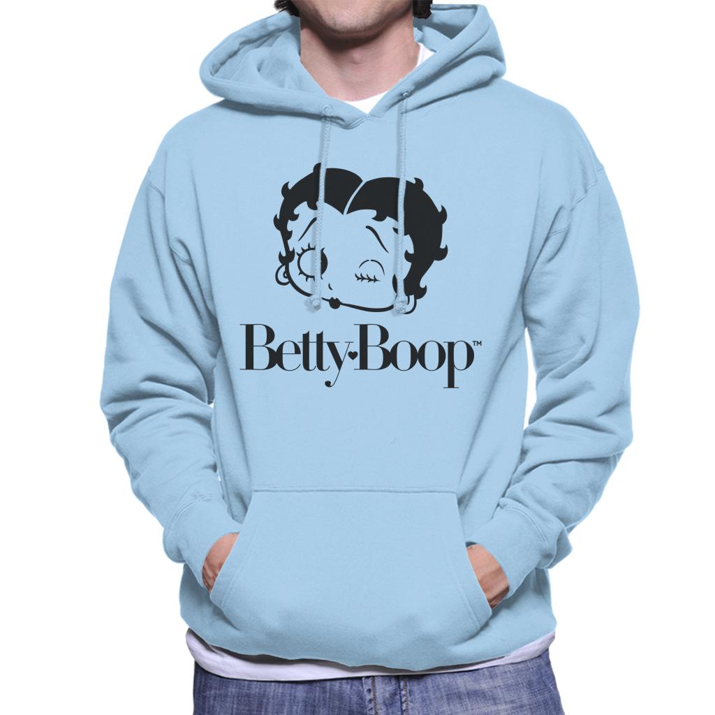 Betty Boop Winking Character Head Men's Hooded Sweatshirt product image 4