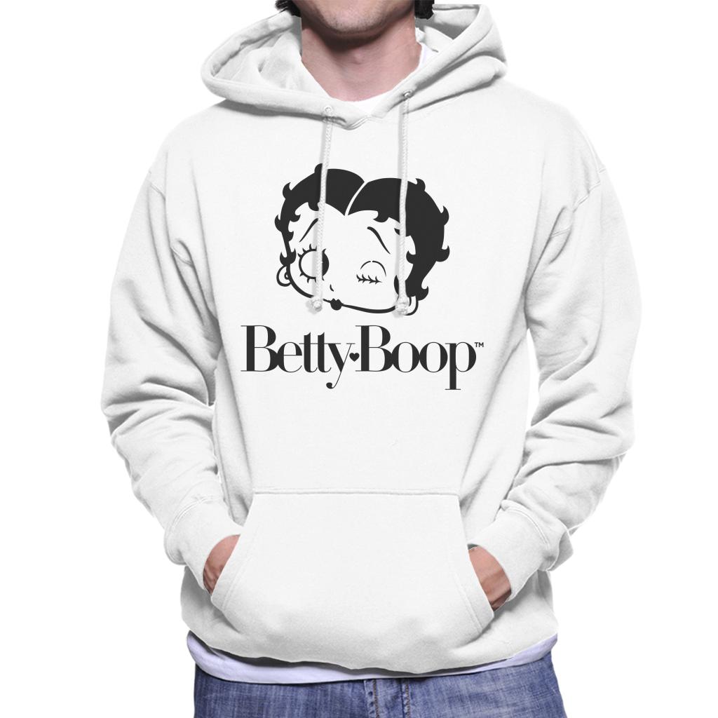 Betty Boop Winking Character Head Men's Hooded Sweatshirt product image 1