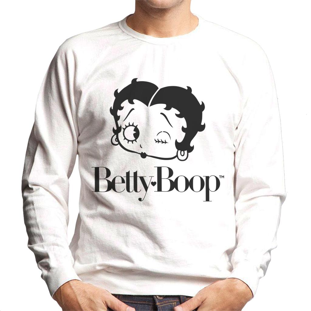 Betty Boop Winking Character Head Men's Sweatshirt product image 1