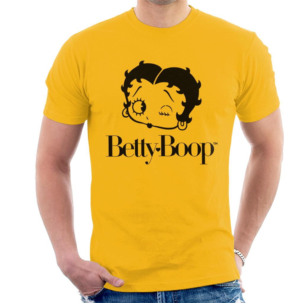 Betty Boop Winking Character Head Men's T-Shirt product image 6