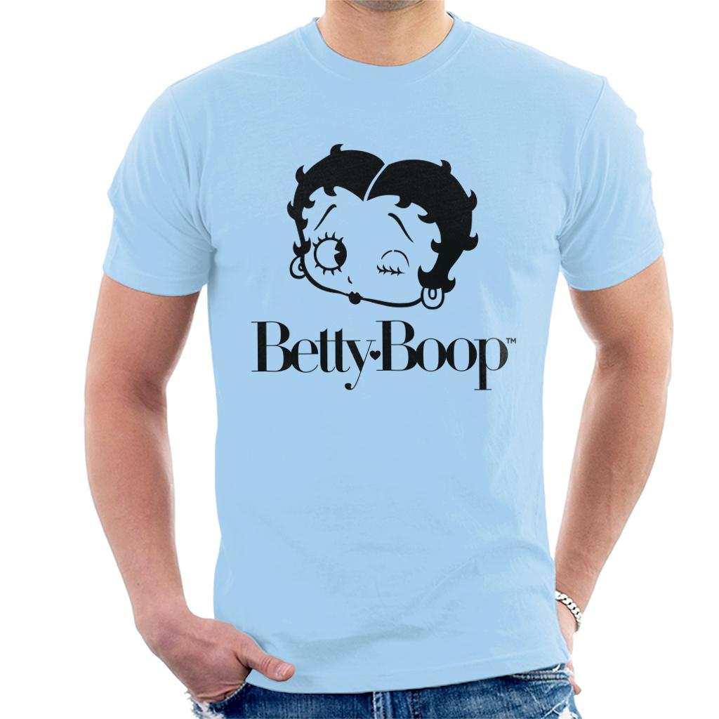 Betty Boop Winking Character Head Men's T-Shirt product image 4
