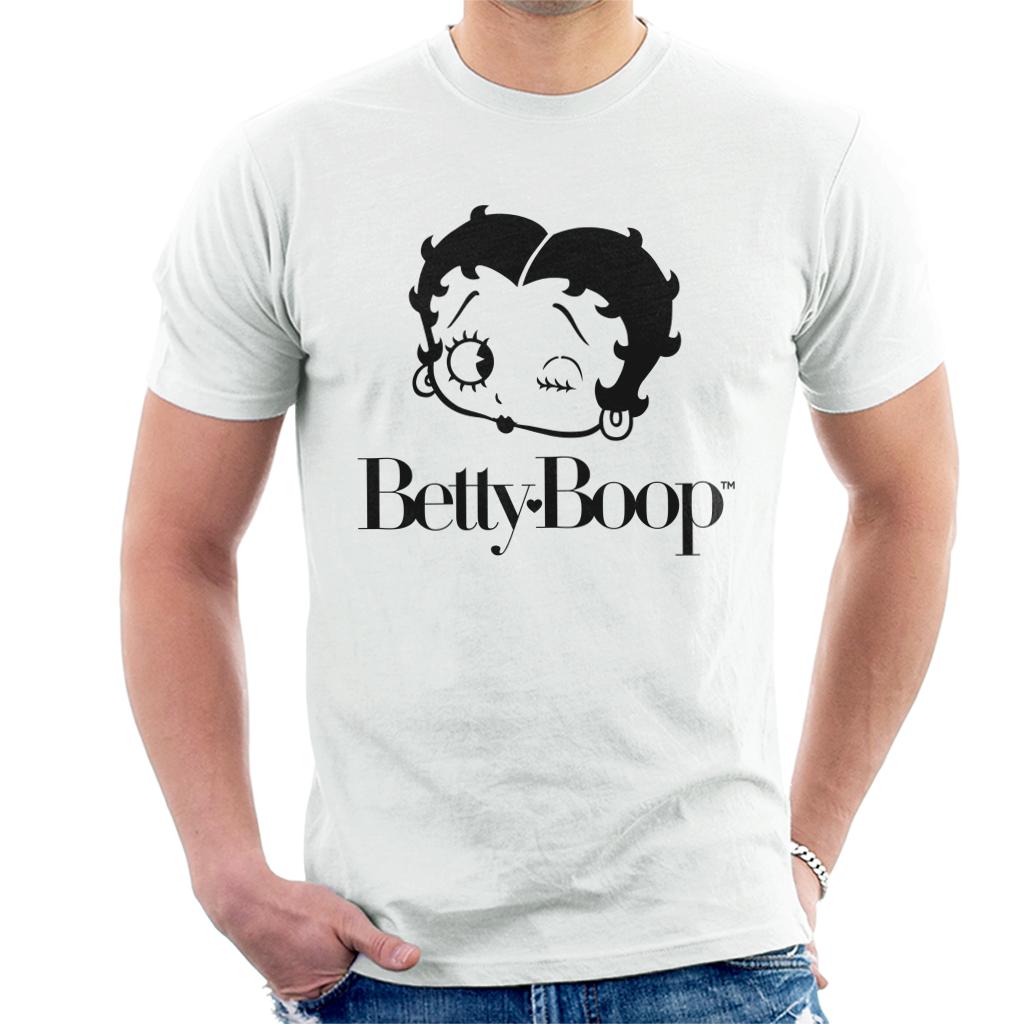 Betty Boop Winking Character Head Men's T-Shirt product image 1